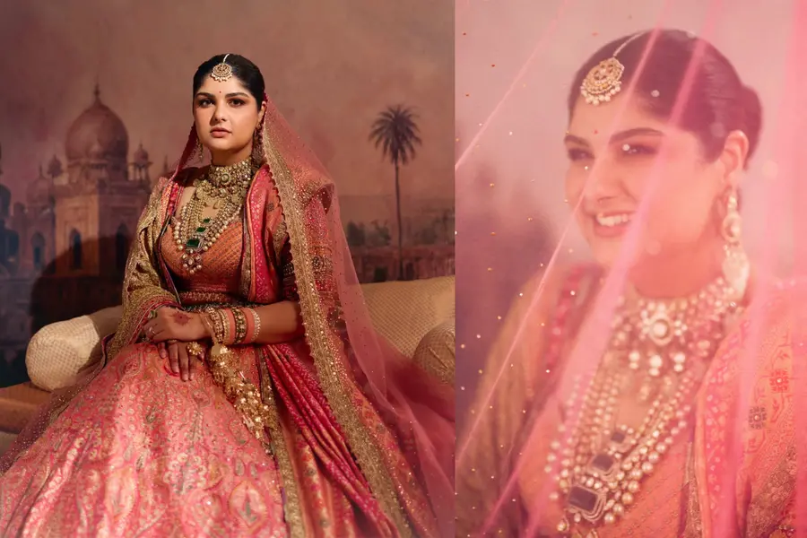 Anshula Kapoor's wedding look centred on her late mother's 42-year-old dupatta
