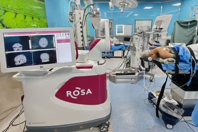 Army Hospital R&R performs AFMS's first robotic brainstem stereotactic biopsy