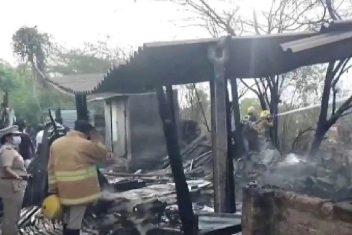 A gutted house at Thoothukudi | Photo: Screengrab/ X Video