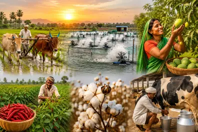 Inside Andhra Pradesh's agriculture success story: Rice, aquaculture and digital farming