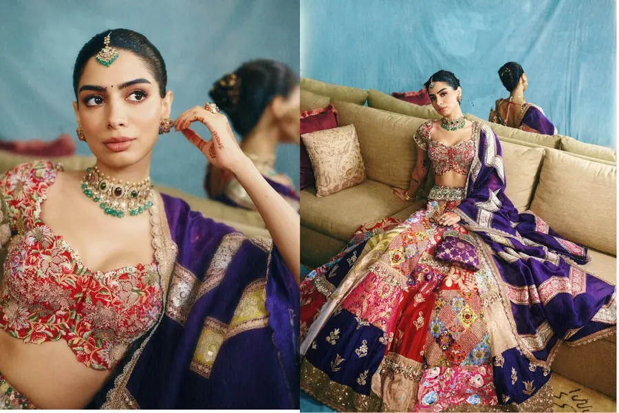 One look at Khushi Kapoor's lehenga and you'll want to ditch pastels