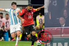 അർജന്റീനയ്‌ക്കെതിരെ ഈജിപ്ത് ഗോൾ നേടിയപ്പോൾ ഫിഫ പ്രസിഡന്റ് സങ്കടപ്പെടുന്ന ദൃശ്യങ്ങളോ ഇത്?