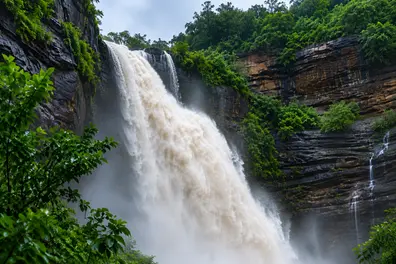 Why are thousands heading to Nidan Waterfall near Jabalpur this monsoon?