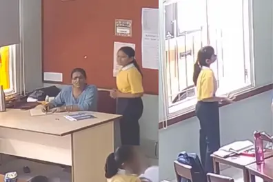 She walked to her teacher again and again: What the CCTV shows before Jaipur schoolgirl's death