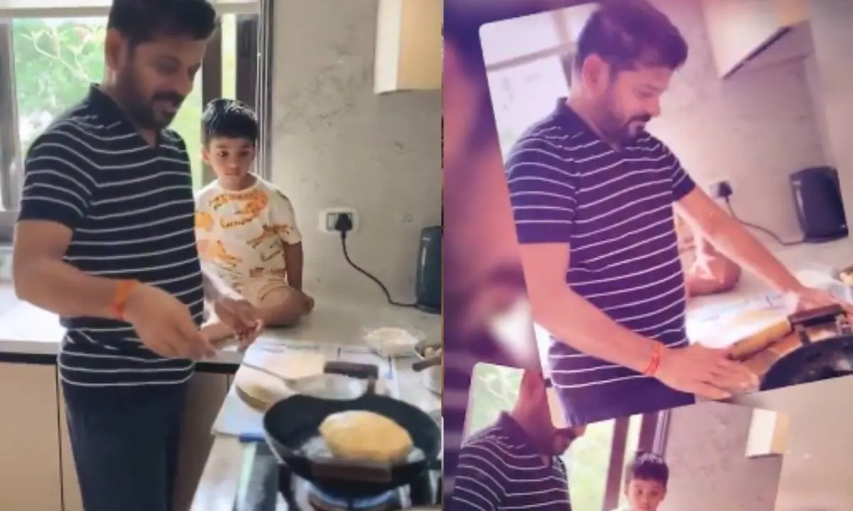 രേവന്ദ് റെഡി എക്സിൽ പങ്കുവെച്ച വീഡിയോയിൽ നിന്ന്| ഫോട്ടോ: X/@revanth_anumula