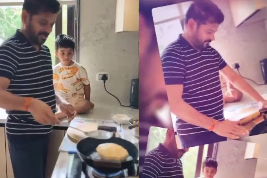 'കൊച്ചുമകൻ നിർബന്ധിച്ചാൽ പിന്നെ എന്തുചെയ്യും?' പൂരി പരത്തുന്ന രേവന്ത് റെഡ്ഡിയുടെ വീഡിയോ വൈറൽ
