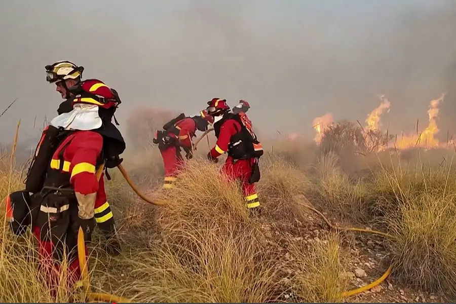 12 dead in Spain wildfire and heatwave