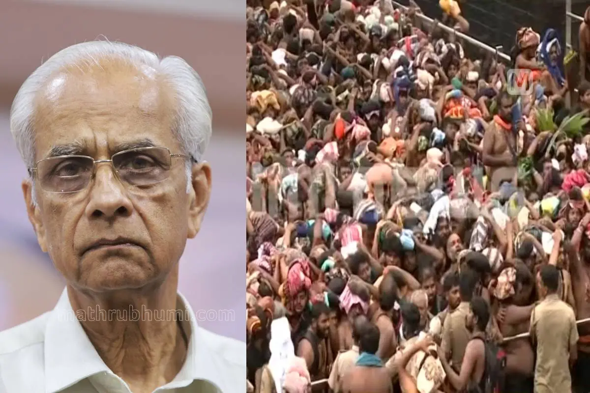 From (L) K Jayakumar; crowd at Sabarimala (File Photos)