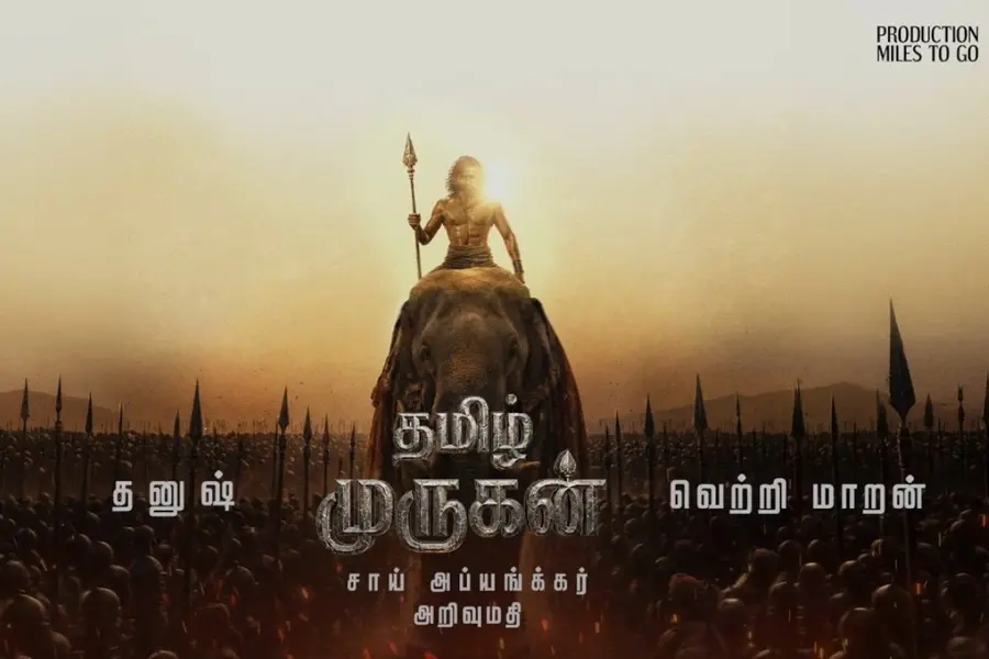 Dhanush's next with Vetrimaaran titled ‘Thamizh Murugan’; First look out