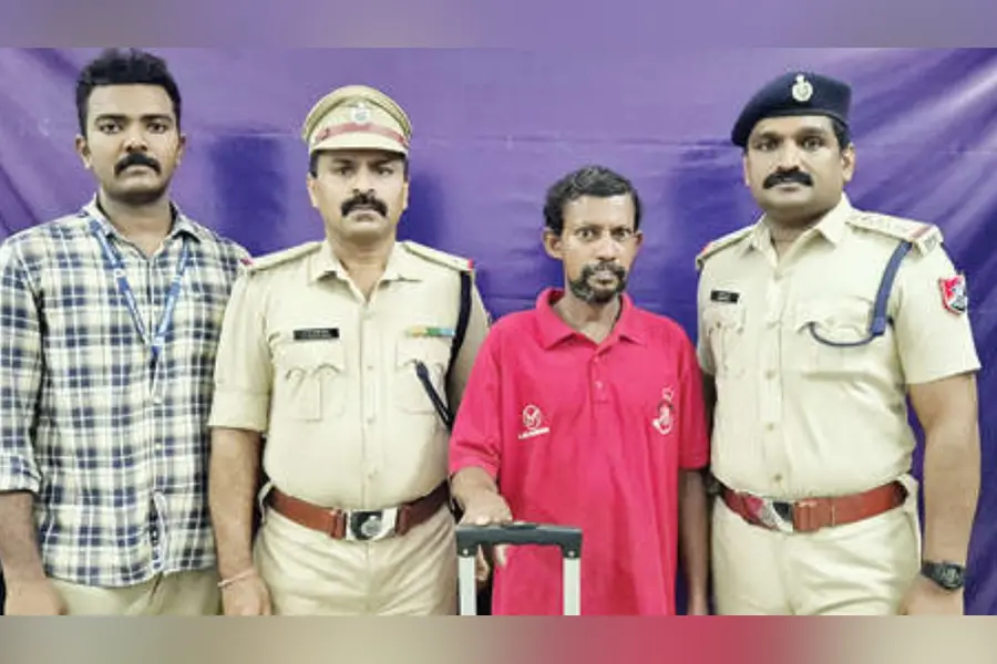 പോർട്ടറുടെ വേഷത്തിലെത്തി ട്രോളിബാഗ് തട്ടിയെടുത്തയാൾ പിടിയിൽ; സംഭവം കണ്ണൂർ റെയിൽവേ സ്റ്റേഷനിൽ