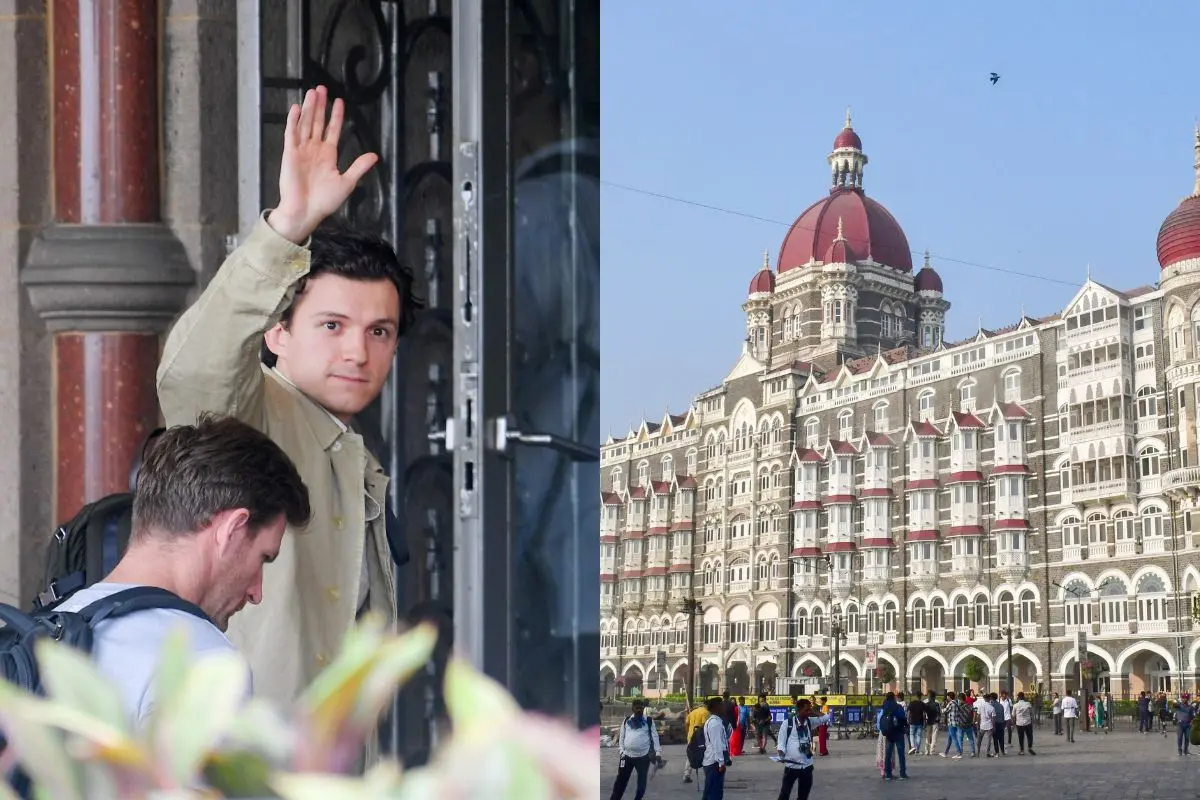 Tom Holland, Taj Mahal Palace Hotel Mumbai | Photo: PTI