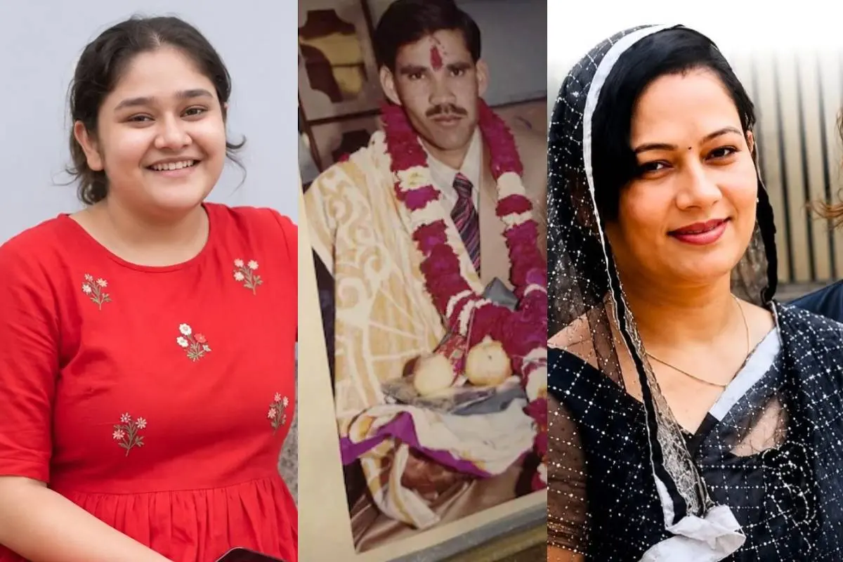 ആയുഷി, വിജയ് ശർമ്മ, നീരജ് ശർമ്മ | Photo: X