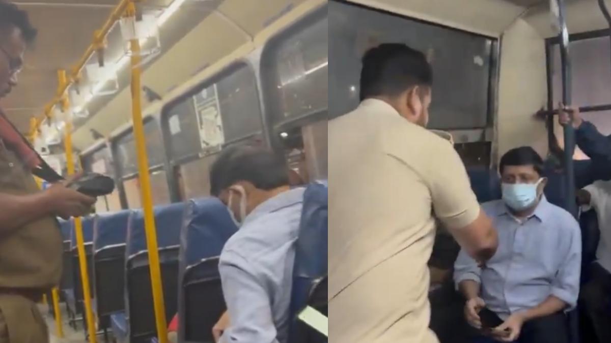BMTC bus driver suspension