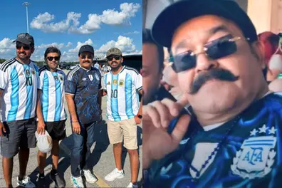 ‘A10’ watches No 10: Mohanlal's FIFA World Cup moment goes viral | WATCH