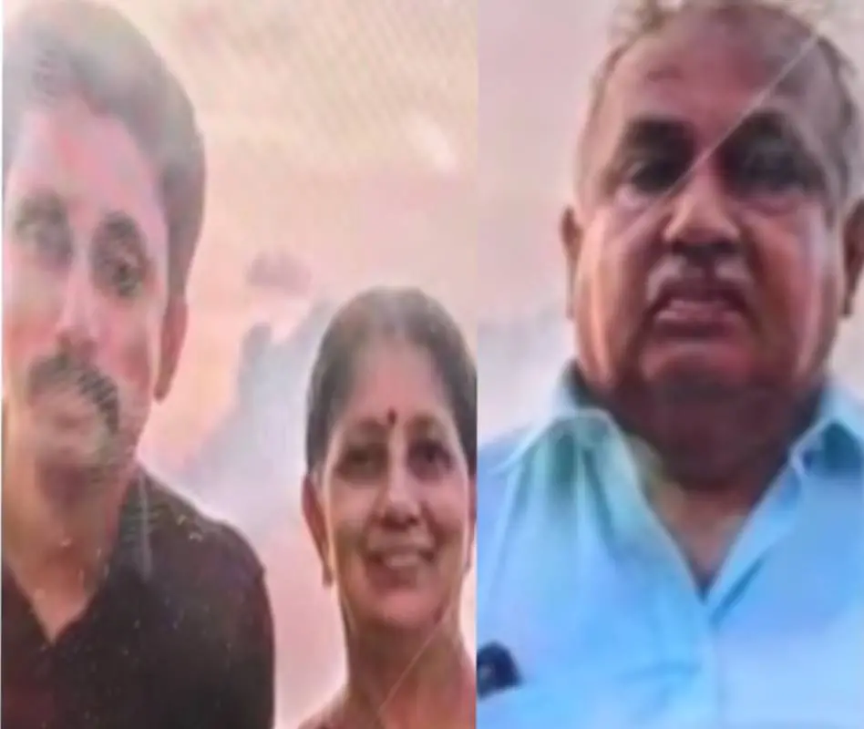 വിഷ്ണു, രമാദേവി, ബാബു ഭാസ്കർ | Photo: screengrab/mathrubhumi news
