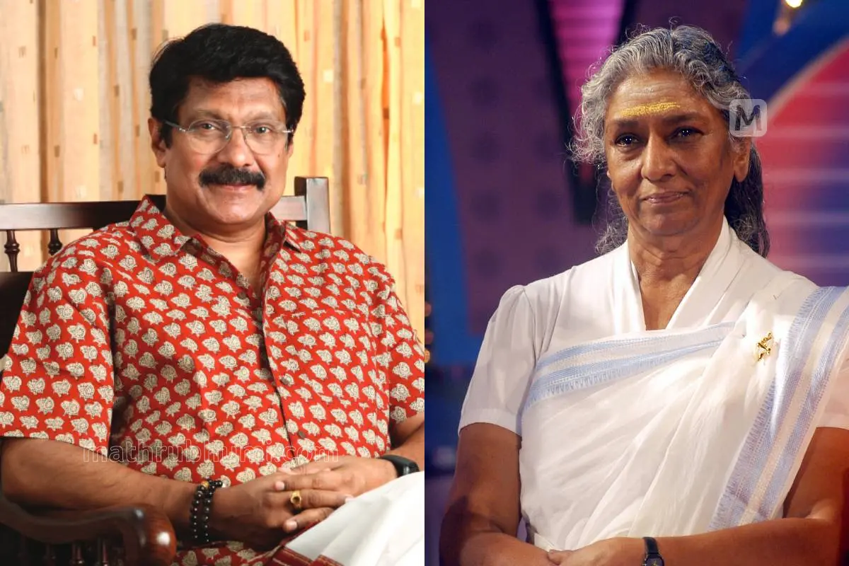 ജി. വേണുഗോപാൽ, എസ്. ജാനകി | ഫോട്ടോ: വിവേക് ആർ. നായർ, ജി. ശിവപ്രസാദ് \ മാതൃഭൂമി