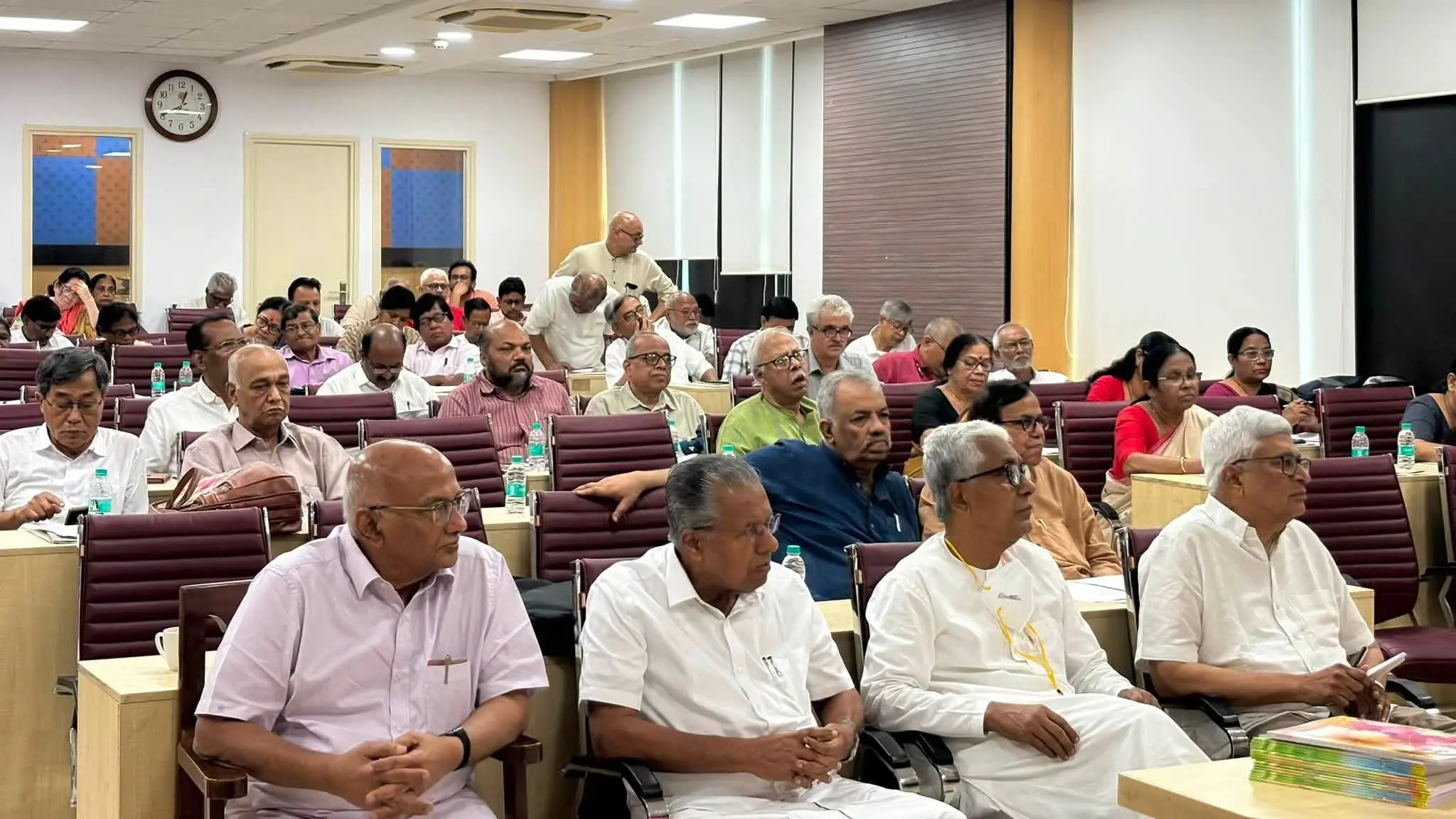 സിപിഎം കേന്ദ്ര കമ്മിറ്റിയോഗത്തില്നിന്നുള്ള ദൃശ്യം |ഫോട്ടോ:x.com/cpimspeak