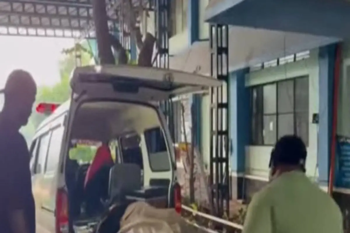 ആശുപത്രിയില്നിന്നുള്ള ദൃശ്യം