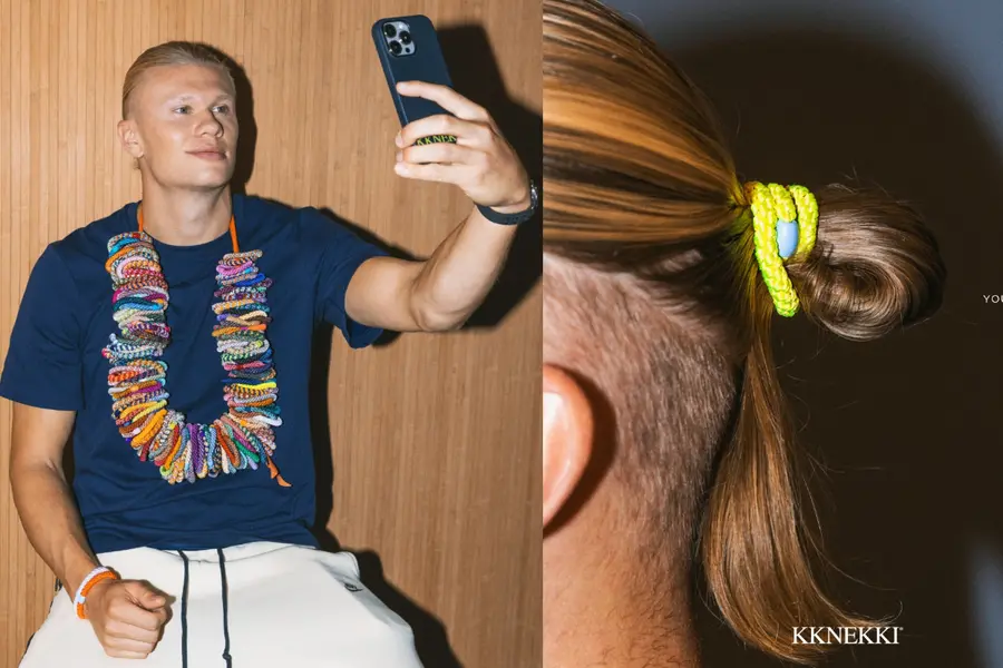 The €3 hair tie that became football’s most unexpected fashion statement; thanks to Erling Haaland