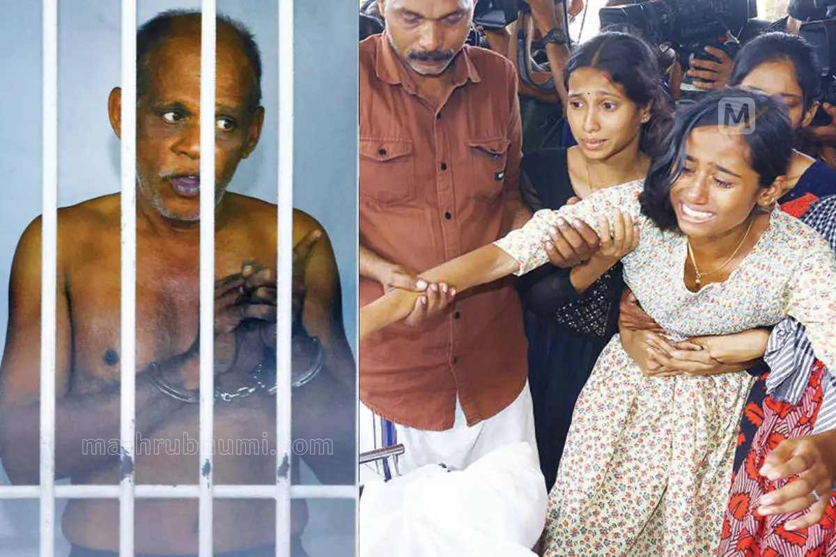 ചെന്താമര, സുധാകരന്റെയും ലക്ഷ്മിയുടെയം മൃതദേഹങ്ങൾ വീട്ടിലെത്തിച്ചപ്പോൾ സുധാകരന്റെ മക്കൾഅഖിലയും അതുല്യയും വാവിട്ടുകരയുന്നു