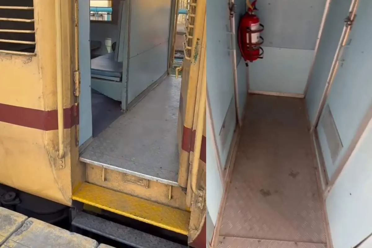 യുവാവ് പങ്കുവെച്ച വീഡിയോയില് നിന്ന് | Photo: instagram/republicofrailways