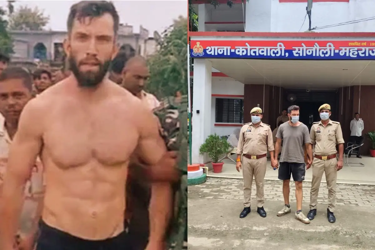 Jordan Brown (36) detained by SSB at the Indo-Nepal border