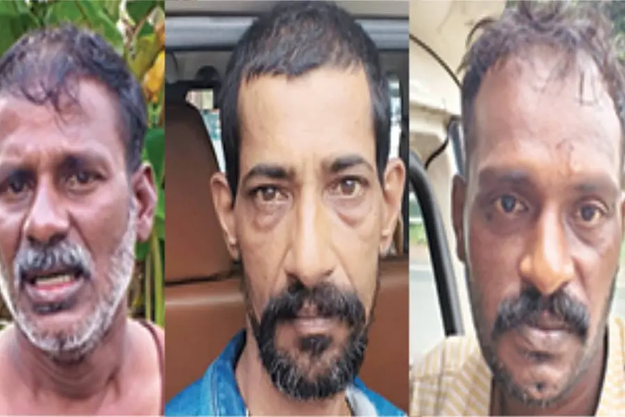 മദ്യംനൽകി അവശനാക്കി വയോധികന്റെ നാലുപവൻ്റെ സ്വർണമാല തട്ടിയെടുത്തു; മൂന്നുപേ‍ർ പിടിയിൽ
