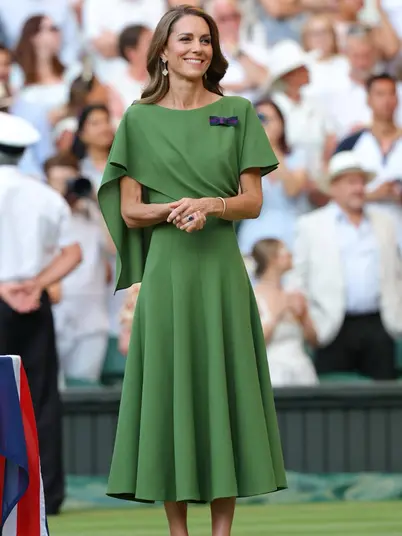 princess kate green dress wimbledon Middleton's 2026 finale look: Inside her bespoke Emilia Wickstead kate middleton wimbledon 2026