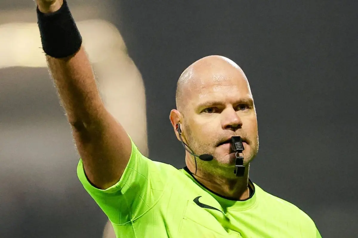 Dutch football referee Rob Dieperink.