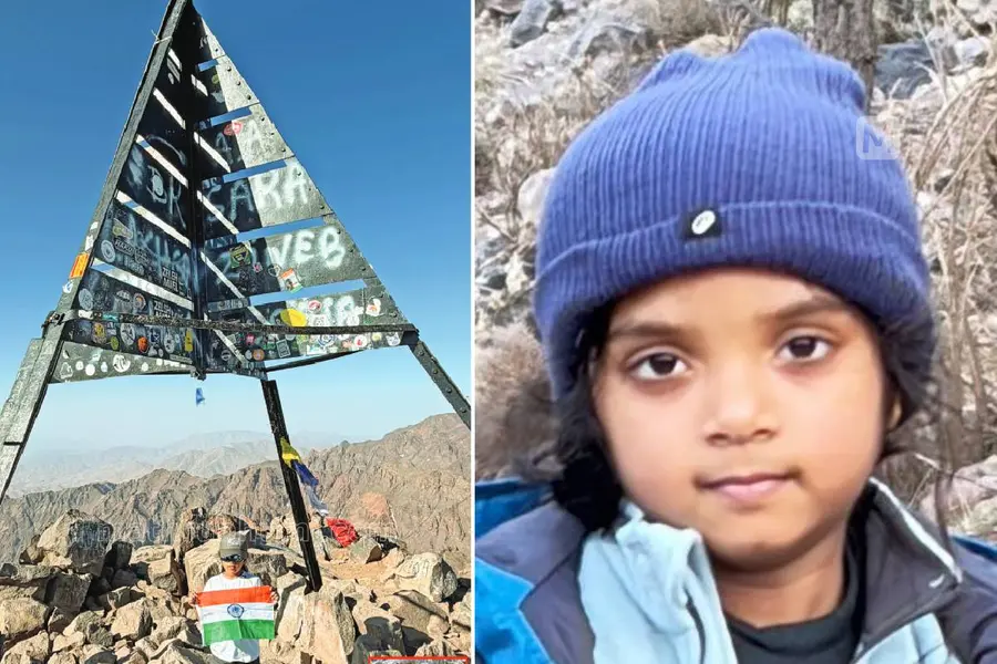 8-yr-old's passion for mountains; Thrissur girl scales 4,167-metre Mount Toubkal with father
