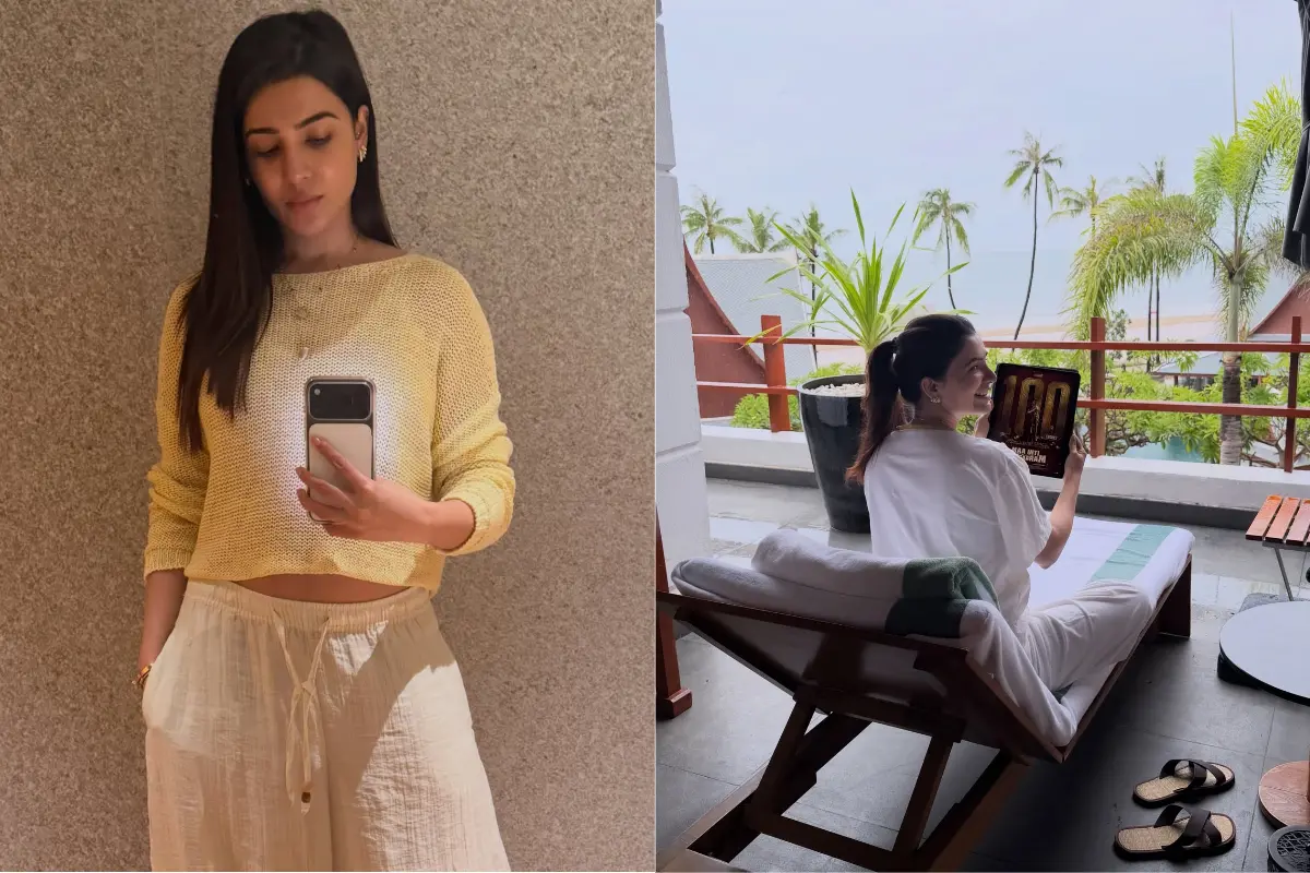 Mom-to-be Samantha Ruth Prabhu radiates her signature pregnancy glow as she unwinds during a wellness vacation in Thailand