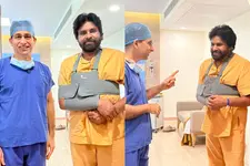 വലതുതോളിന് പരിക്ക്, മൂന്നര മണിക്കൂർ ശസ്ത്രക്രിയ; നാലുദിവസത്തെ ആശുപത്രി വാസം, പവൻ കല്യാൺ തിരിച്ചെത്തി