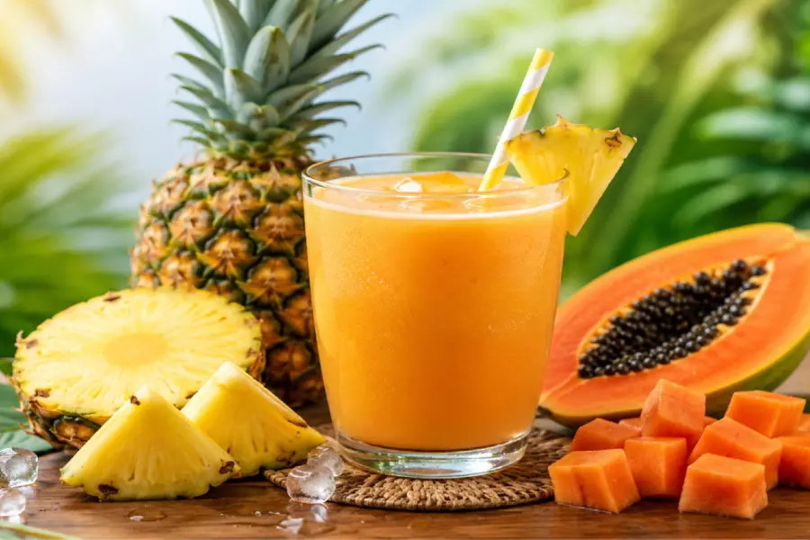 pineapple pappaya juice