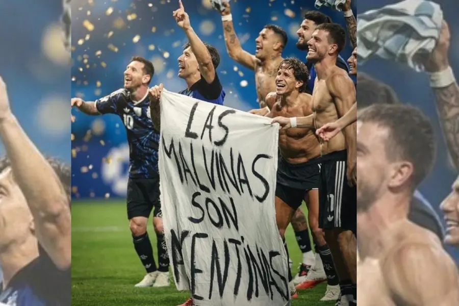 Why did Argentine players hold Falklands banner after triumph over England - a look back at history