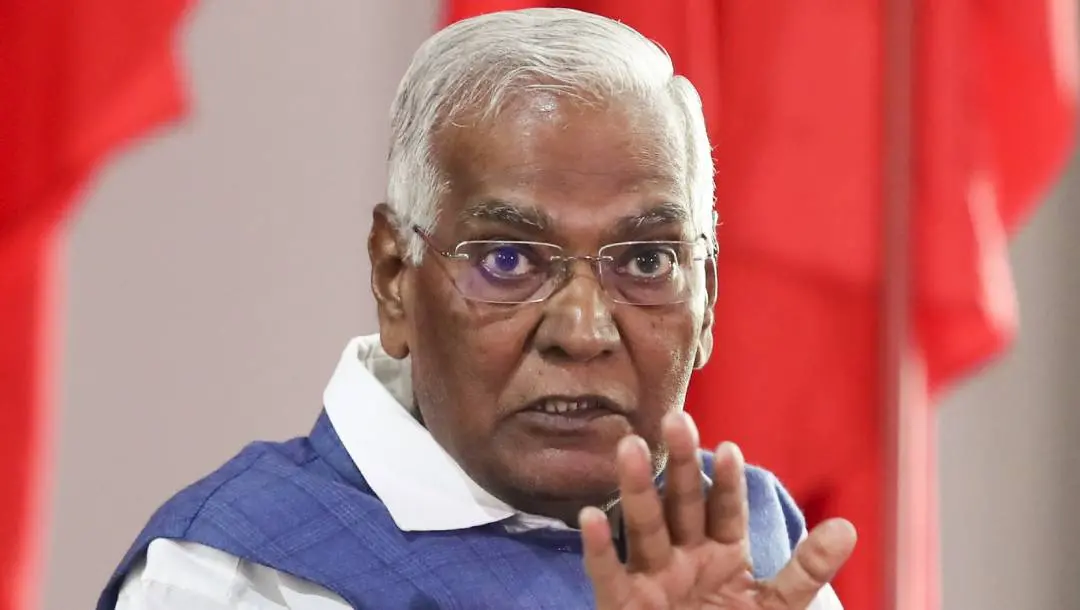 സി.പി.ഐ. ജനറല് സെക്രട്ടറി ഡി.രാജ | Photo: PTI