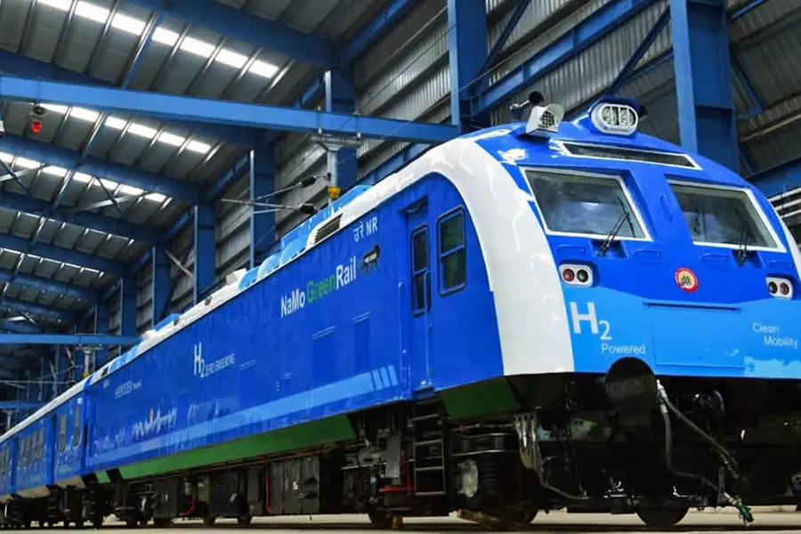 India's first hydrogen train rolls out today: Route, top speed, stops and key features