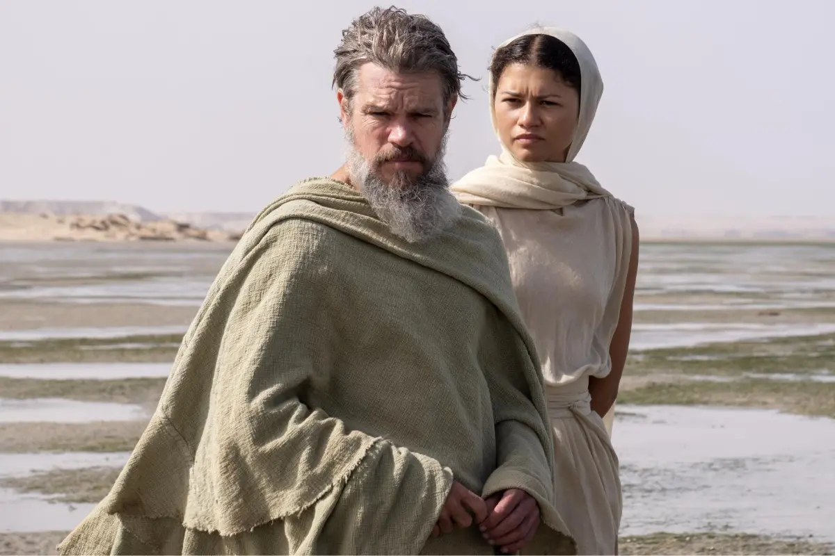A still from 'The Odyssey', the epic tale of a hero's long journey back home