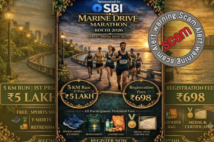 മറൈൻ ഡ്രൈവ് മാരത്തോൺ കൊച്ചി 2026; ഈ വ്യാജപരസ്യത്തിൽ വീഴരുത് | Fact Check