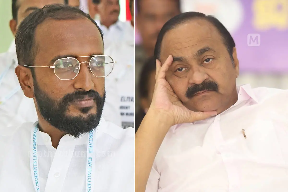 അലോഷ്യസ് സേവ്യർ, വി.ഡി. സതീശൻ | Photo: മാതൃഭൂമി