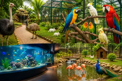 500+ exotic birds take flight at Velankanni's stunning new bird park