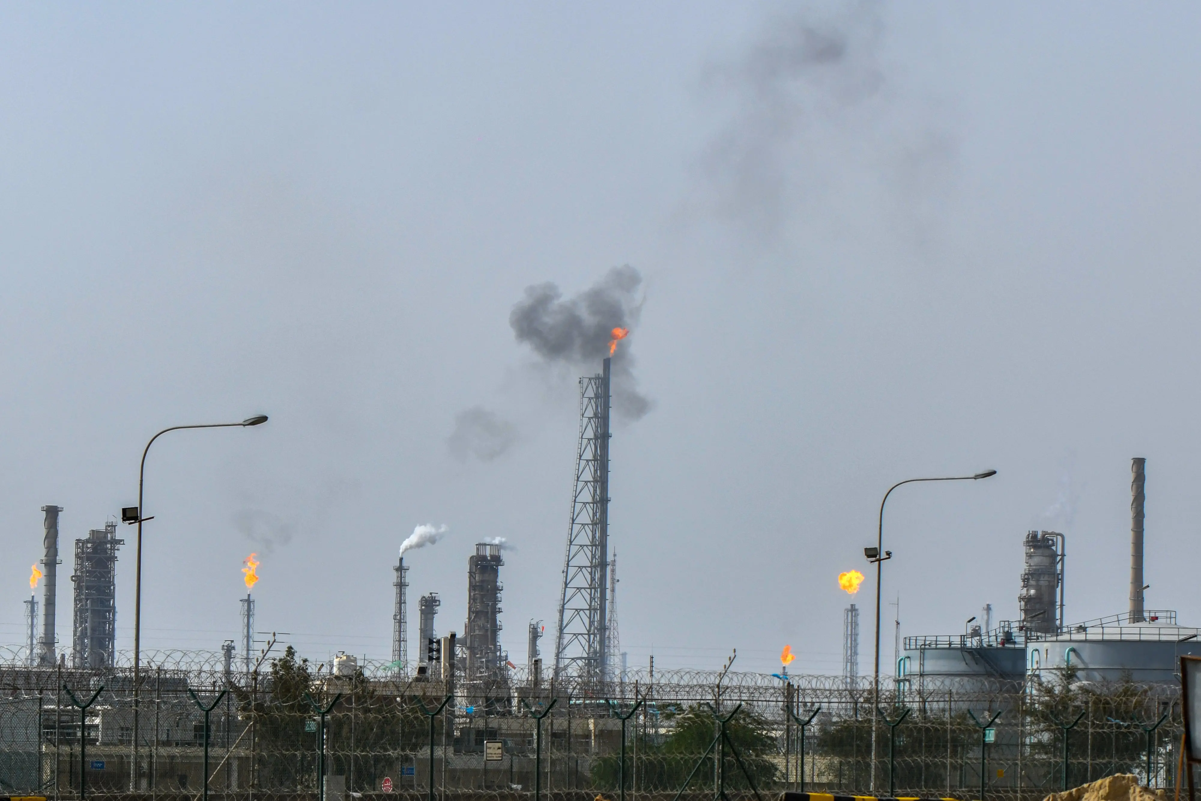 The Mina Al-Ahmadi oil refinery operates in Kuwait, March 20, 2026.| File image: AP