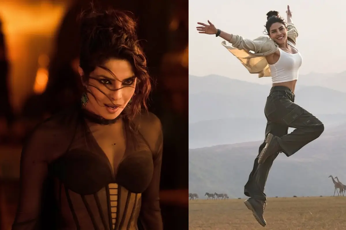Priyanka Chopra's first look as Mandakini from SS Rajamouli's upcoming film Varanasi | Photo: Instagram