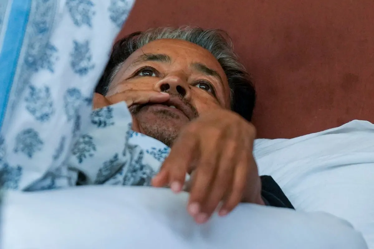 Activist Sonam Wangchuk, who has been on an indefinite hunger strike for 21 days, before being shifted to a hospital from Jantar Mantar, in New Delhi on Saturday, July 18, 2026. (PTI Photo/Salman Ali)