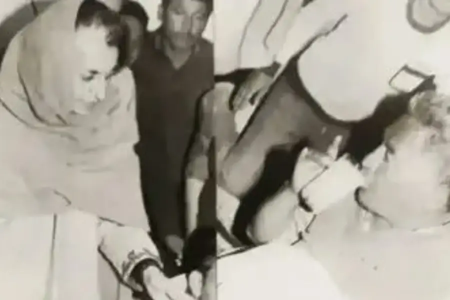 Indira Gandhi with Sonam Wangyal