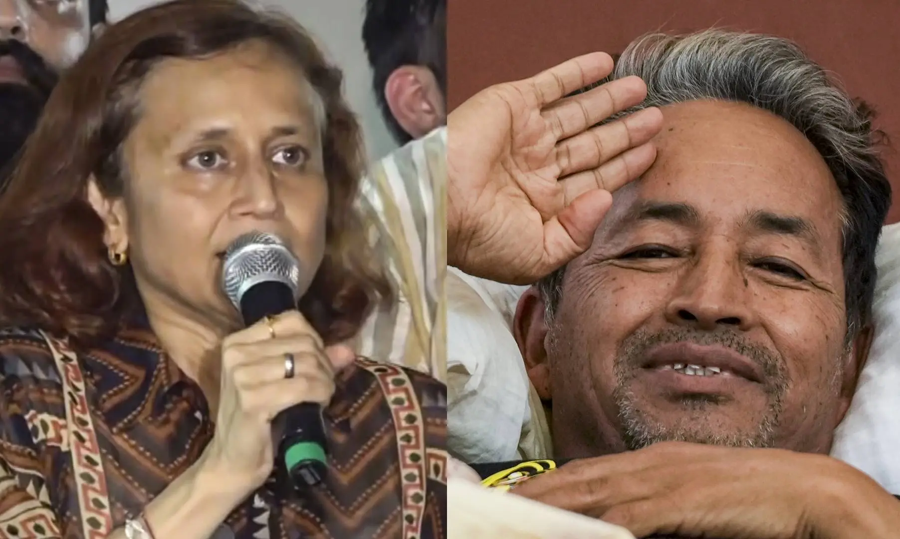 ഗീതാഞ്ജലി, സോനം വാങ്ചുക് | Photo: PTI