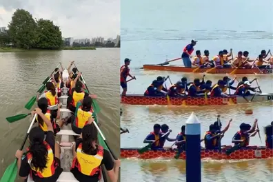 Onam spirit arrives early as Singapore Malayalees host country's first snake boat race
