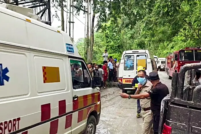 Landslide, gas leak inside Sikkim tunnel