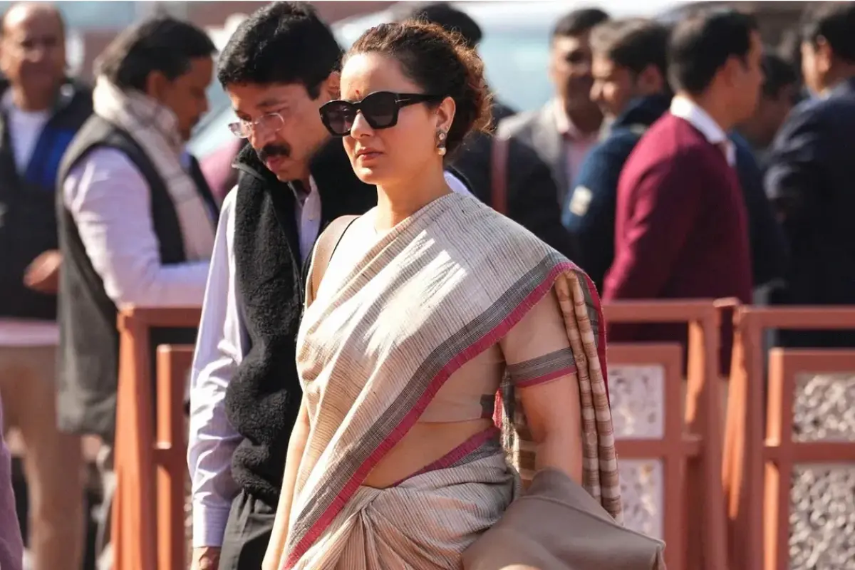Kangana Ranaut addressed the ongoing Parliament protests while responding to questions during the Monsoon Session.