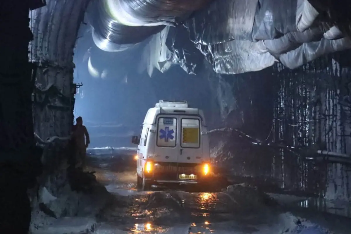 Tunnel collapse and gas leak in Sikkim Diptendu Dutta arr (Photo: PTI)