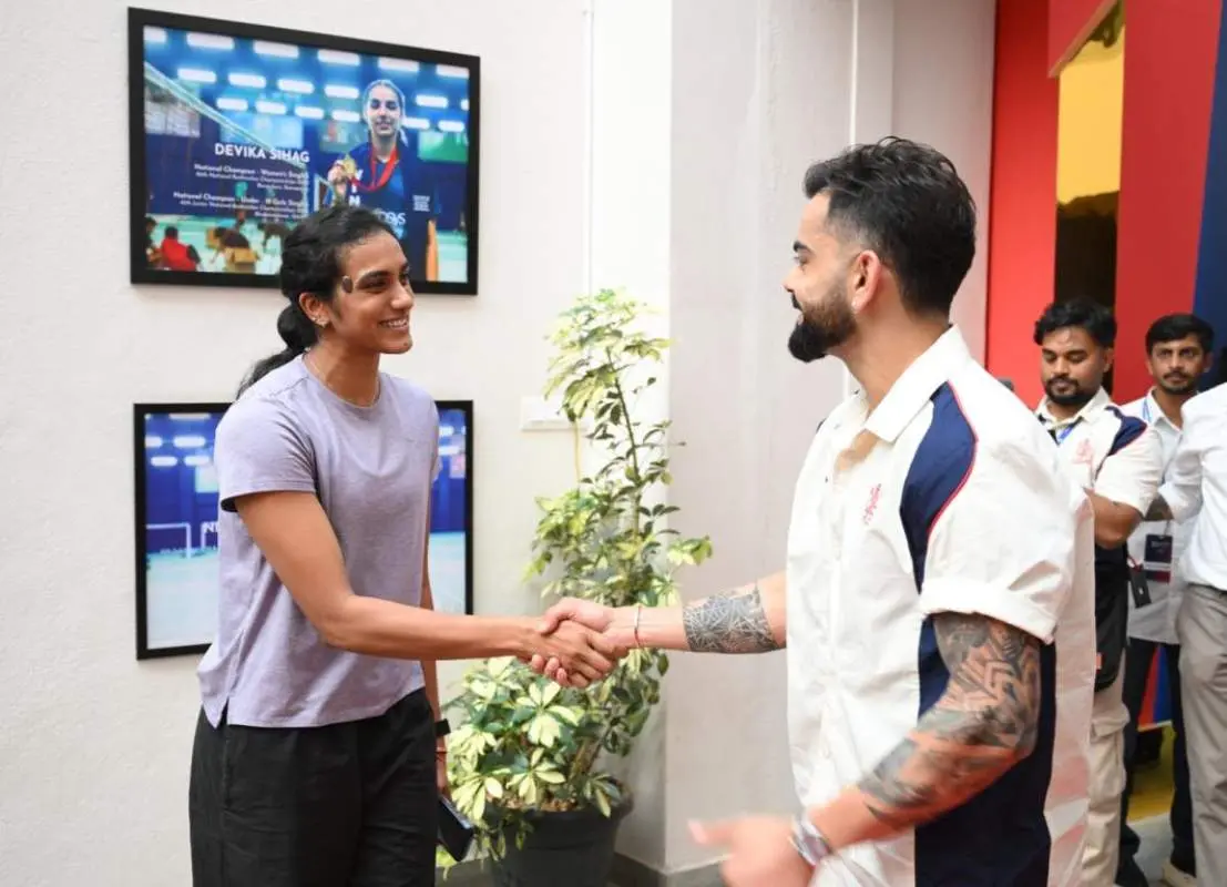 പി.വി സിന്ധുവും വിരാട് കോലിയും | Photo: instagram